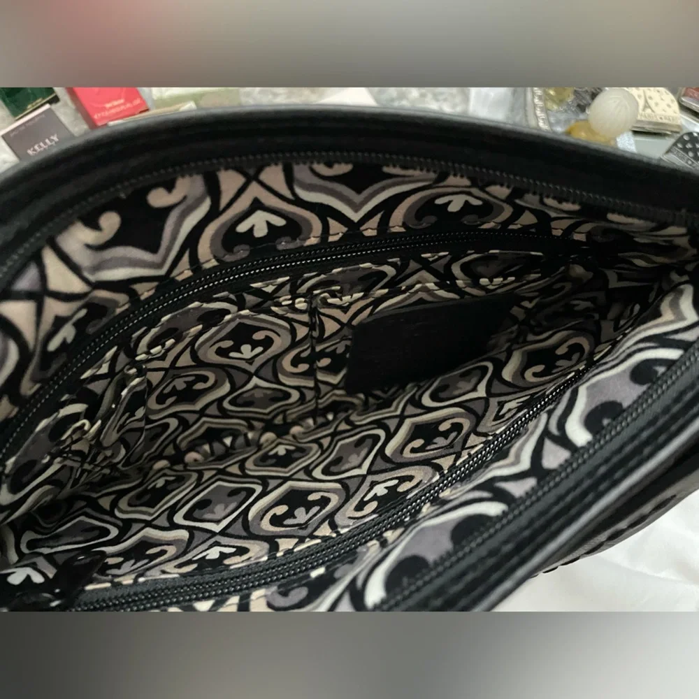 ✨Julie✨Brighton Black Embossed Women's Bag✨With Dust Bag - Picture 7 of 9